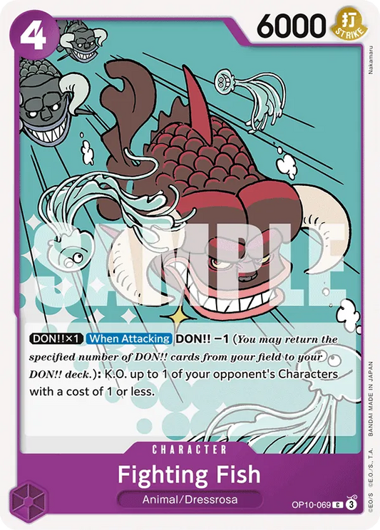 Fighting Fish - OP10-069 - Common