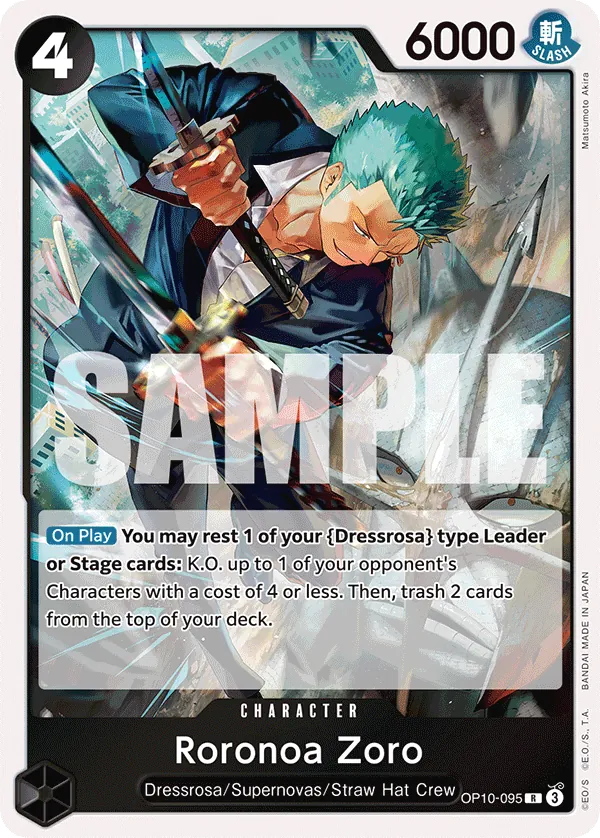 Roronoa Zoro - OP10-095 - Rare
