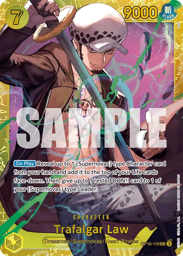 Trafalgar Law (119) - OP10-119 - Secret Rare