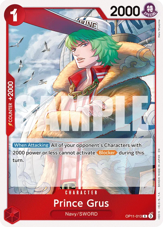 Prince Grus - OP11-013 - Rare