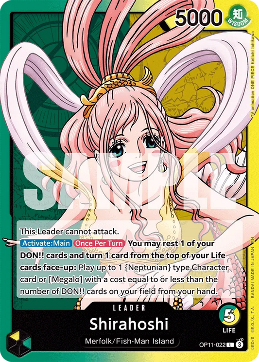 Shirahoshi - OP11-022 - Leader