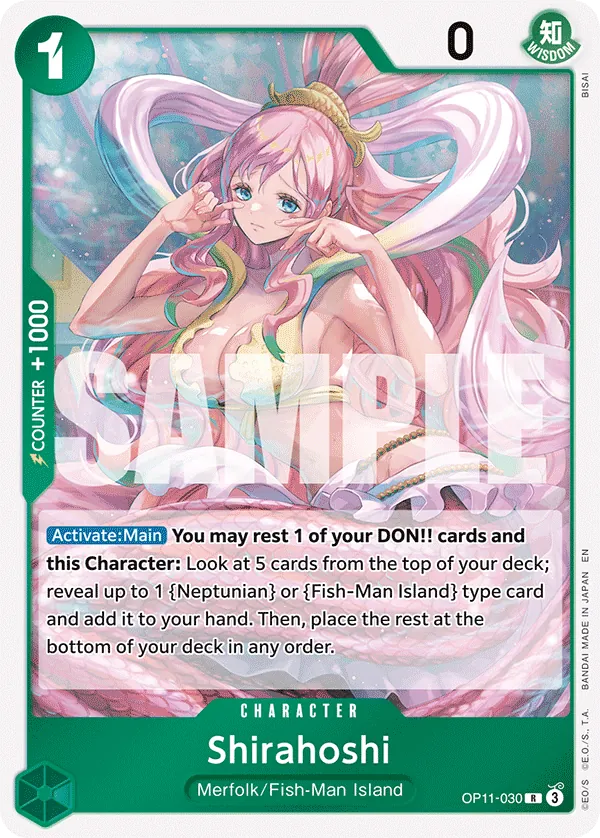 Shirahoshi - OP11-030 - Rare