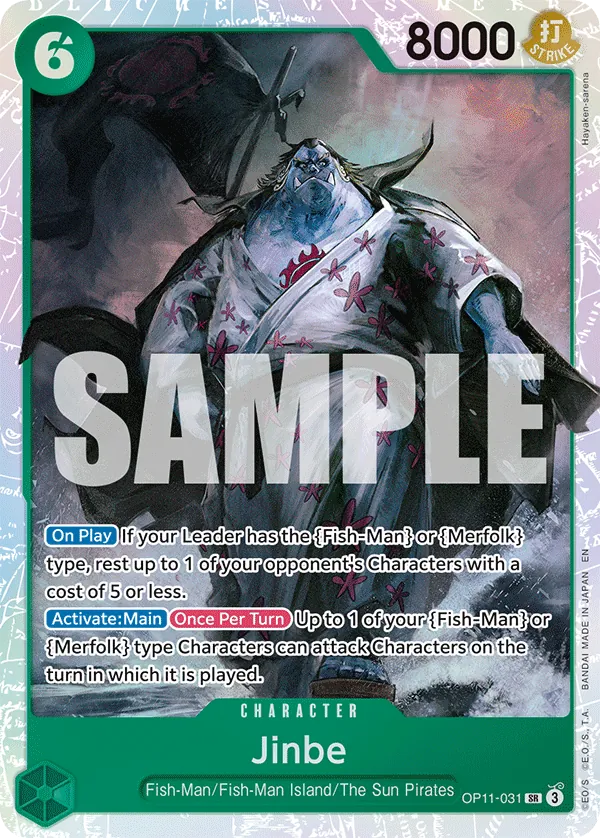 Jinbe (031) - OP11-031 - Super Rare