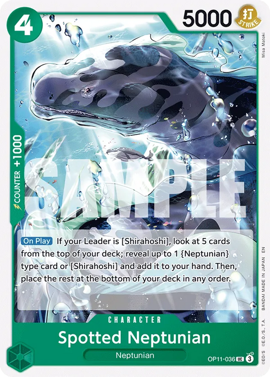 Spotted Neptunian - OP11-036 - Uncommon