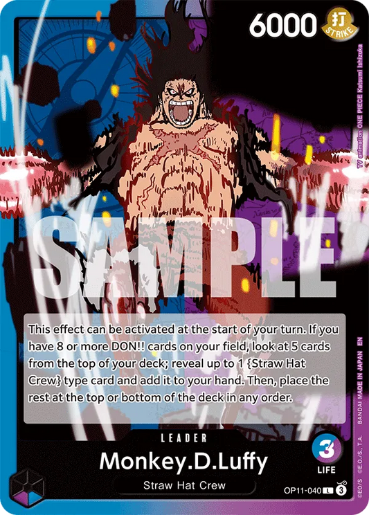 Monkey.D.Luffy (040) - OP11-040 - Leader