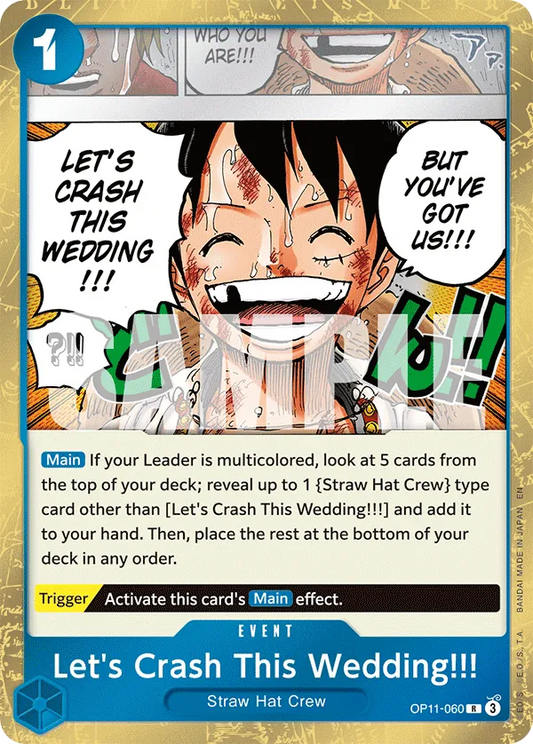 Let's Crash This Wedding!!! - OP11-060 - Rare