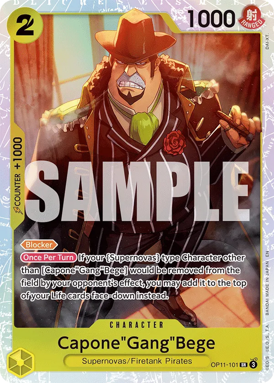 Capone"Gang"Bege (101) - OP11-101 - Super Rare