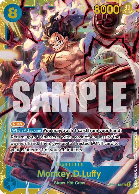 Monkey.D.Luffy (118) - OP11-118 - Secret Rare