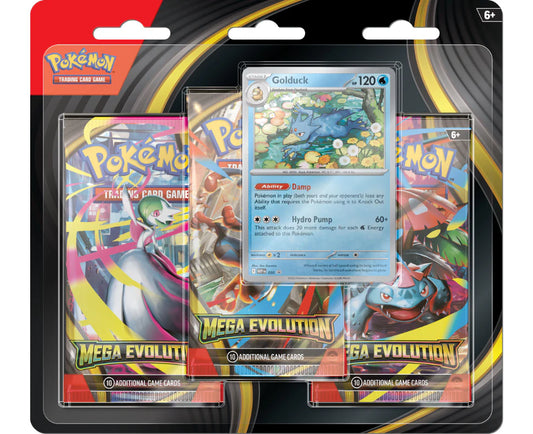 Pokemon - Mega Evolution - Base Set - 3 Pack Blister