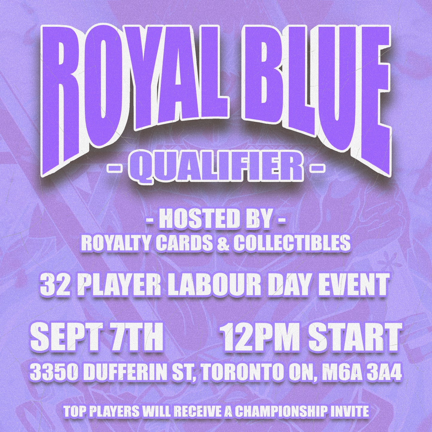 Royal Blue Labour Day - One Piece Qualifiers