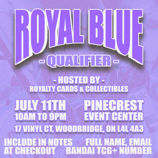 Royal Blue - One Piece Qualifiers
