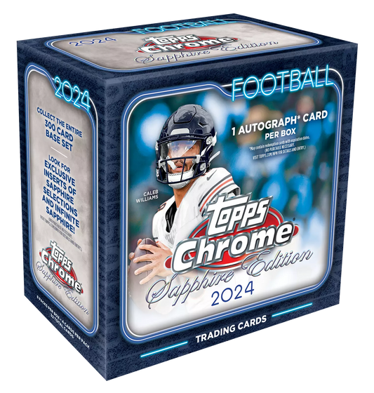 2024 Topps Chrome Sapphire Edition Football Hobby Box
