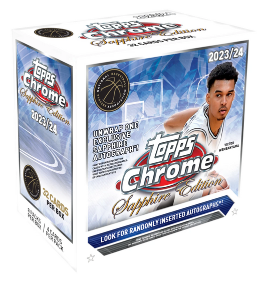 2023-24 Topps Chrome Sapphire Edition Basketball Box